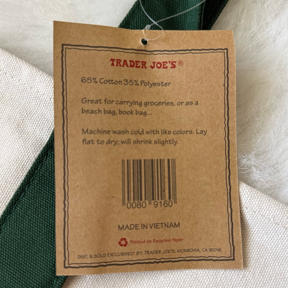 Trader Joe's Reusable Tote Bag - Picture 3 of 3